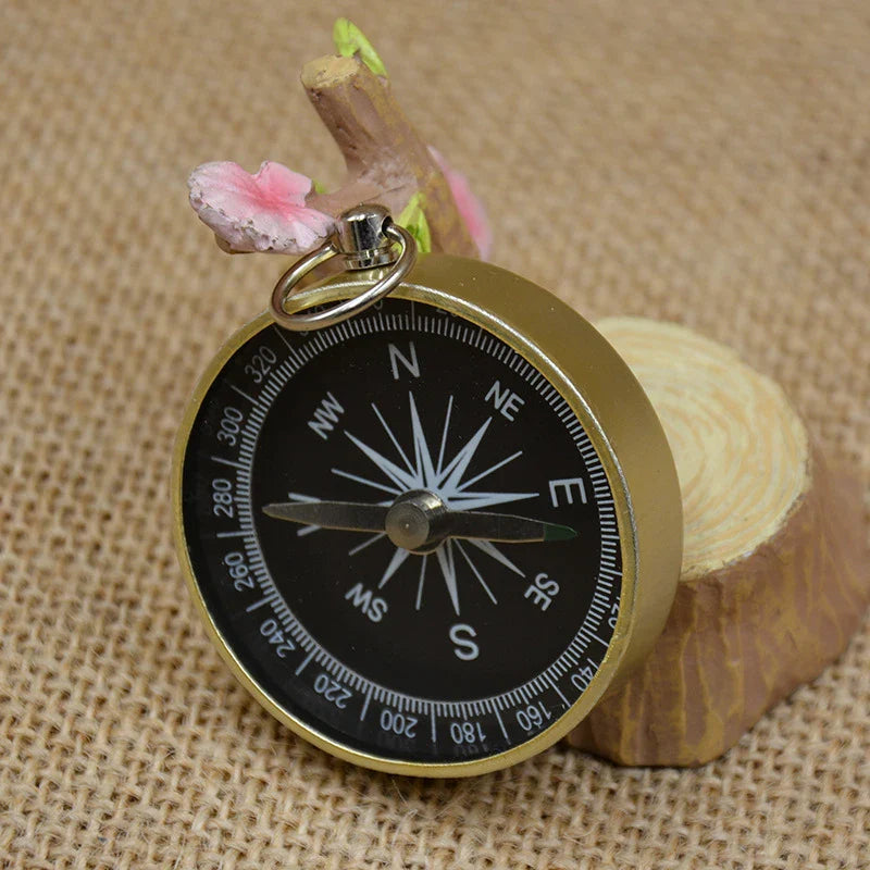 Portable Survival Keychain Compass